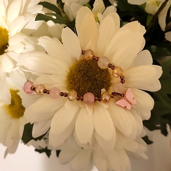 Pink Butterfly Bracelet - Picture 3 of 4